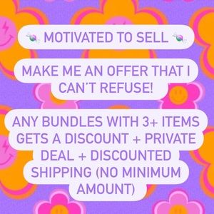MOTIVATED TO SELL, MAKE ME AN OFFER! ❤️ READ CAPTION ❤️